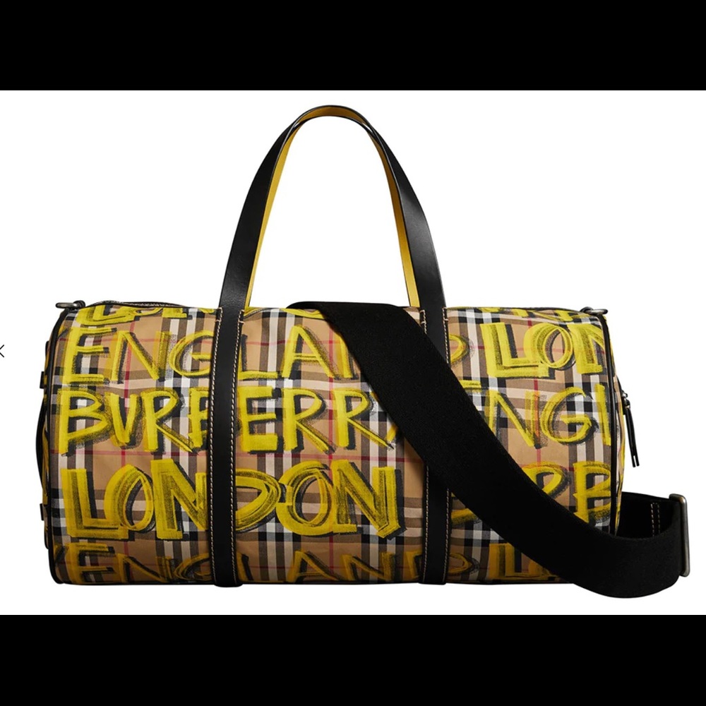 Burberry print check bag